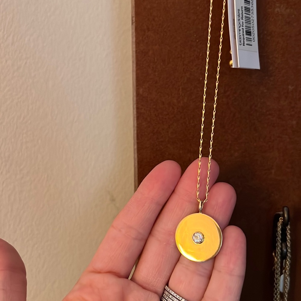 Heart of Gold, Kate Spade necklace